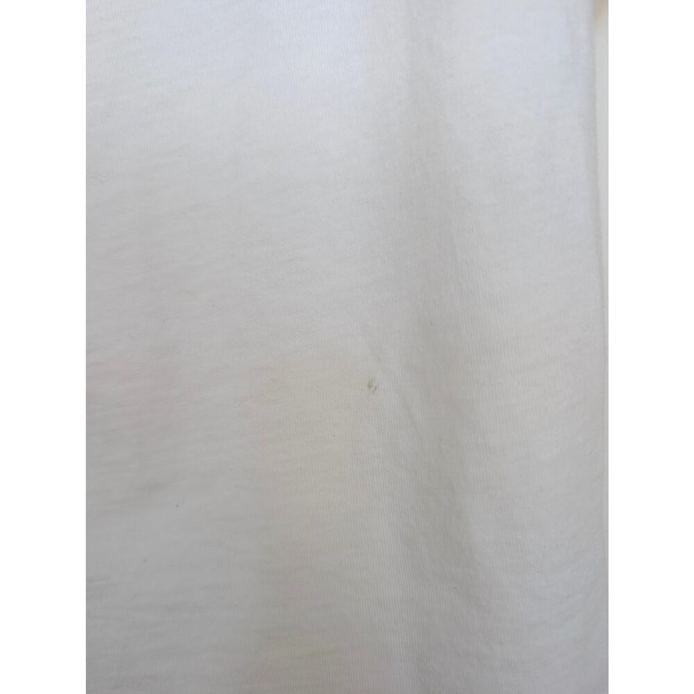 Simone Rocha Ruffle Asymmetrical White T-Shirt - Picture 7 of 8